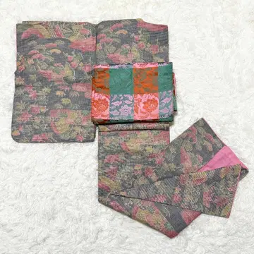 기모노 단의  블랙 계열 올 패턴