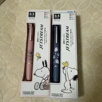 JETSTREAM 4색 볼&샤프 스누피 2개 세트 새상품