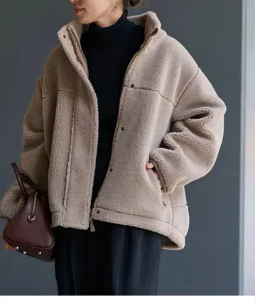 FRAMeWORK 울 보아 스탠드 블루종