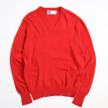 빈티지 유로 영국 브이넥 캐시미어 니트 스웨터