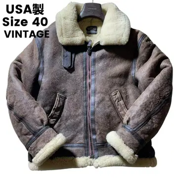 B-3 플라이트 자켓 무스탕 USA제 40 양가죽 남성용
