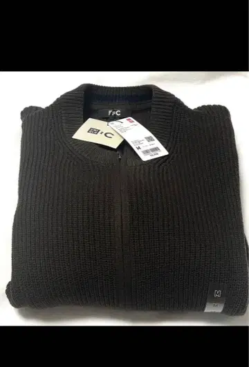 크루넥 풀 집업 가디건 유니클로c M