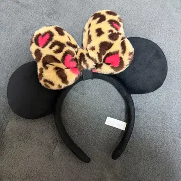 디즈니 미니 머리띠 레오파드 무늬