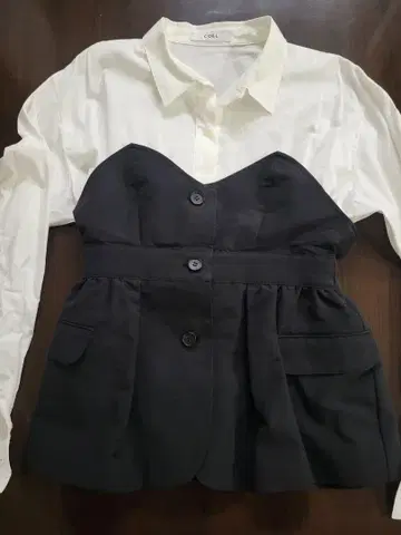 COEL 뷔스티에 도킹 블라우스