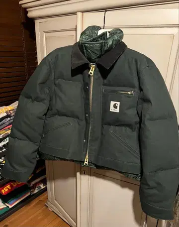 미사용 새상품 sacai x carhartt 패딩 자켓 size 1