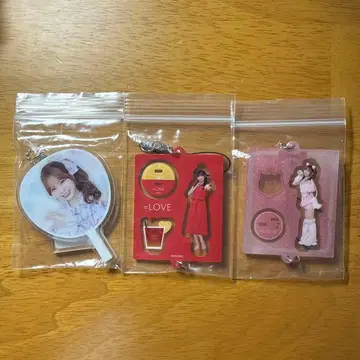 =LOVE 이코러브 미니 복권 오바 하나나 3종 세트