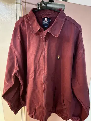 CHAPS 랄프 로렌 버건디 자켓 XXL 구제 의류