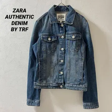 [ 고품질 ] ZARA 다크 블루 데님 자켓 겉옷