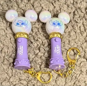 [ 디즈니 ] 응원봉 키체인 스티치 x 2