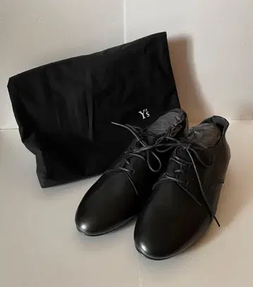 Y's 블랙 가죽 신발 수납 봉투 포함