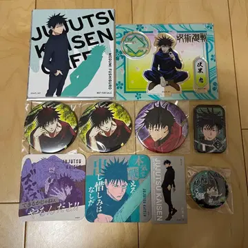 주술회전 후시구로 메구미 원작 캔뱃지 아크릴 스탠드 아트 코스터 카페