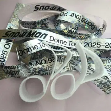 [ 익명 배송 ] Snow Man ON 은색 테이프 음표