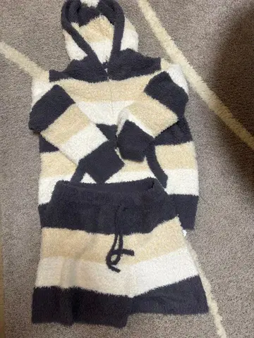 미사용 pique 후드티 룸웨어 세트