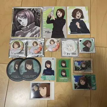 주술회전 이에이리 쇼코 색지 엽서 브로마이드 캔뱃지 카드 파샤코레