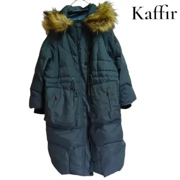 택 없음 울트라 웜 롱 다운 코트 퍼 후드 드로우 스트링