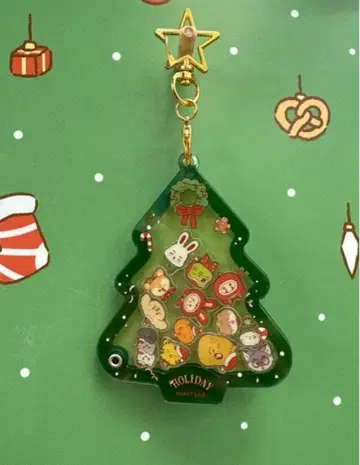 MINITEEN HOLIDAY 아크릴 쉐이커 키링 그린