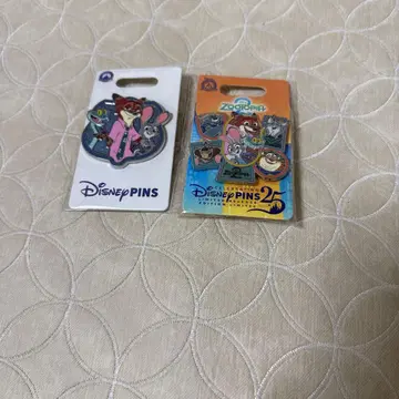 주토피아2 핀 배지 Zootopia2 두 개 세트 새상품 디즈니 스토어
