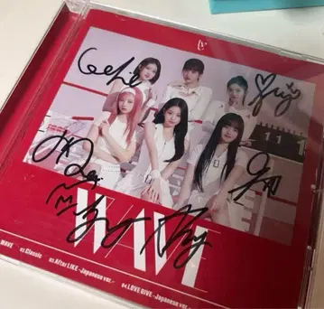 IVE WAVE 친필 사인 CD