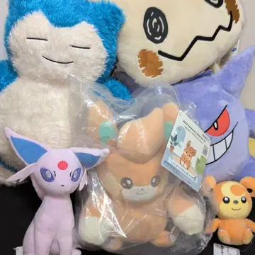 [ 미사용 ] 포켓몬 겐가 카비곤 등 봉제 인형 6세트