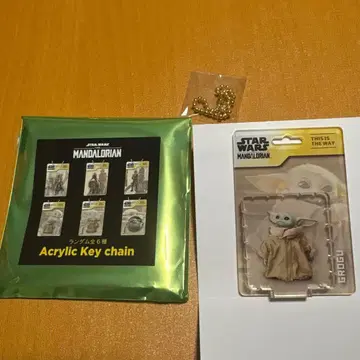 만달로리안 그로구 아크릴 키체인