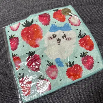 페이러 러브러리 x 치이카와 (먼작귀) 하치와레 스트로베리 도트 손수건