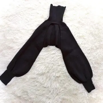 GRL 소매만 가디건(M) 블랙 레이어드 무지 터틀넥