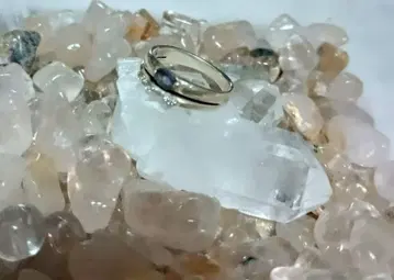 탄자나이트 실버 반지 S925 각인 있음 핑키링