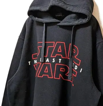 스타 워즈 저스트 제다이 로고 후드 맨투맨 블랙 L 구제 의류