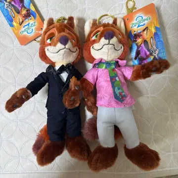 닉 와일드 봉제 인형 키링 키체인 포멀 외 주토피아 2