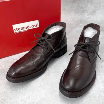 [미사용 새상품] 스테파노 로시 처카 부츠 45 29cm 다크 브라운