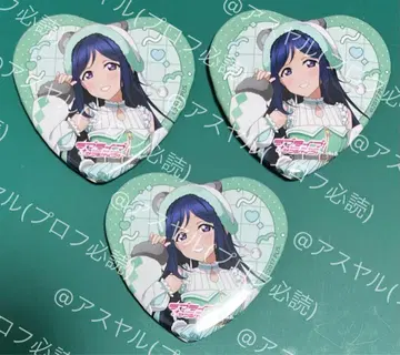 러브 라이브! 선샤인!! 애니게 x 소프맵 캔뱃지 3종 카난 마츠우라