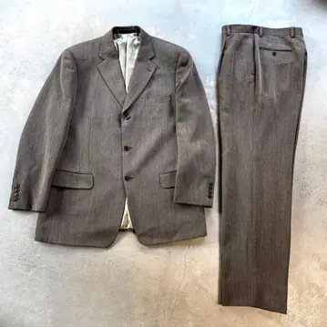 레어 Calvin Klein 90s 울 개버딘 셋업 수트