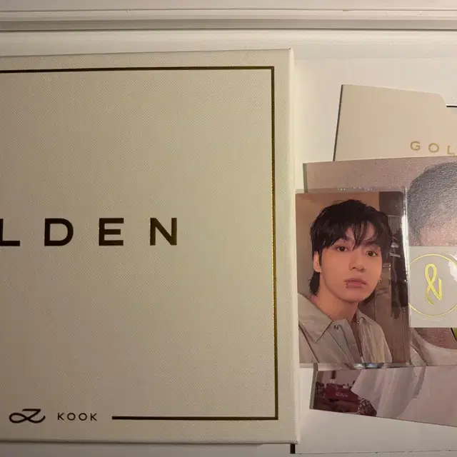 [단순개봉] bts 정국 golden 풀구성 앨범 solid ver