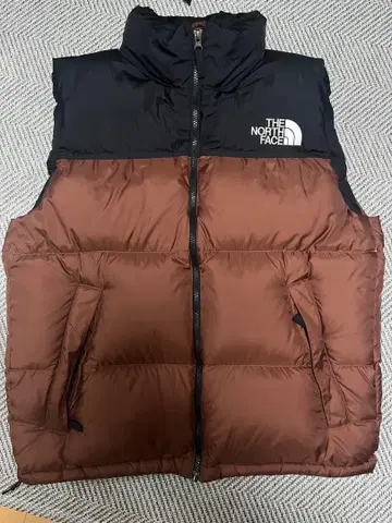THE NORTH FACE 다운 베스트 L 사이즈 블랙/브라운