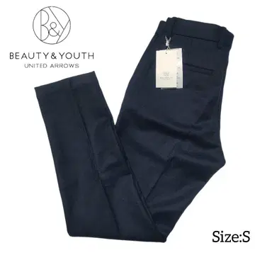 택 포함 새상품 / 뷰티 앤 유스 / 울 사키소니 팬츠