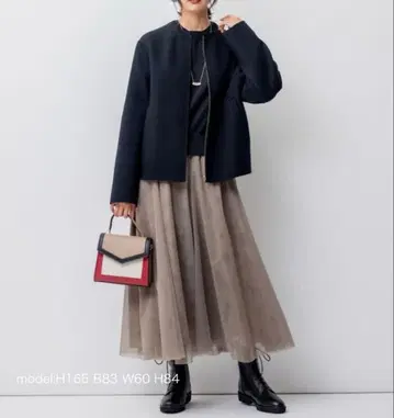 23구 워셔블 소프트 튤 스커트 카키 34 사이즈