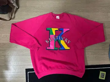 JERZEES 핑크 맨투맨 90s