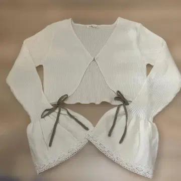 OLIVE des OLIVE 유이 기획 화이트 니트 가디건 볼레로