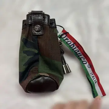 전시품 깨끗 오로비안코 Orobianco 카모플라쥬 밀리터리 볼 파우치