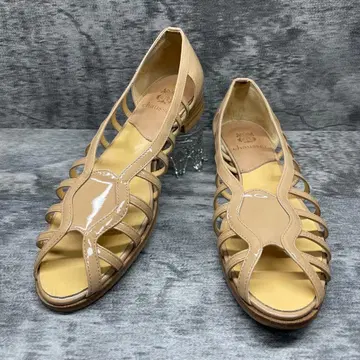 Chausser 쇼세 [ 23.5 ] 펌프스 플랫슈즈 오픈토