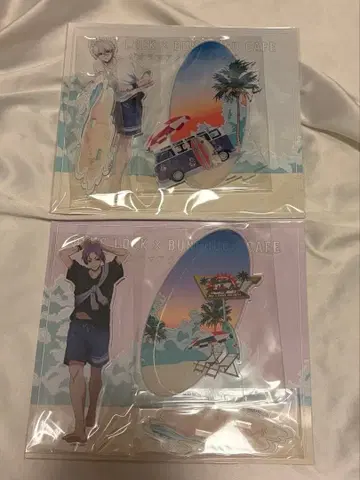 블루 록 시사이드 문구 카페 나기 세이시로 미카게 레오 아크릴 디오라마