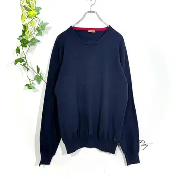 MATT DAVIS 매트 데이비스 니트 스웨터 (XL) 네이비 심플