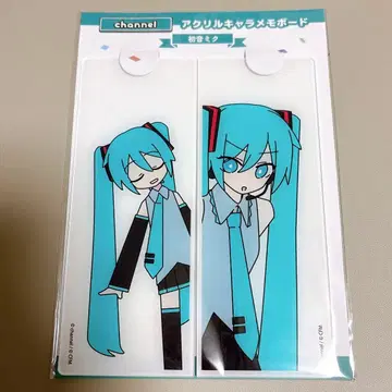하츠네 미쿠 channel 아크릴 캐릭터 메모 보드