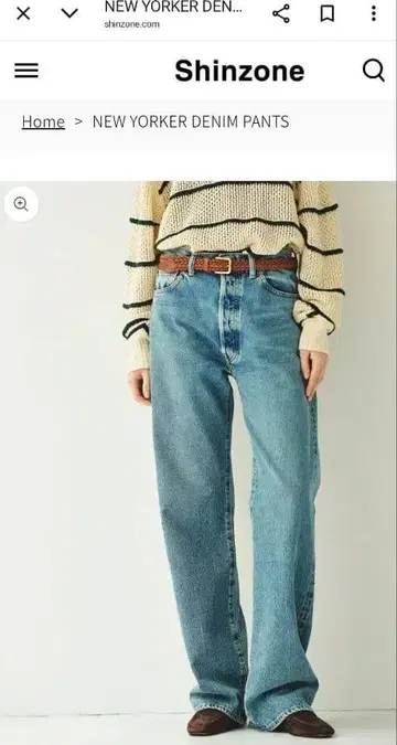 Shinzone NEW YORKER DENIM 36