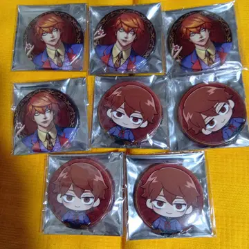 쟝켓토 은행 마츠오 신 캔뱃지 8개 세트 시크릿 팝업