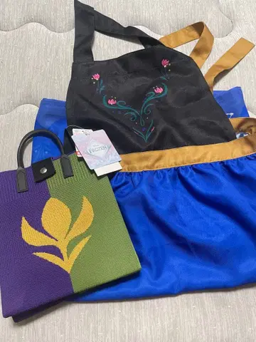 시마무라 치하루 디즈니 눈의 여왕 에이프런+백 세트