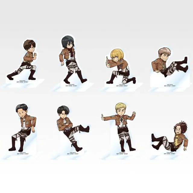 진격의 거인 쿠지 H상 아크릴 북스탠드 풀세트