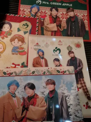 Mrs. GREEN APPLE 오리지널 비주얼 시트 4종 미세스