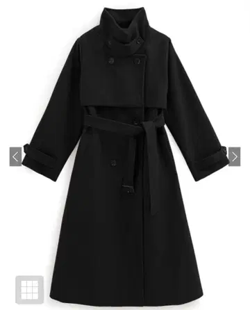 옷깃 2Way 페이크 울 트렌치코트