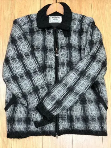 컨디션 최상 맥그리거 체크 무늬 드리즐러 자켓 모헤어 (모헤어) 혼방